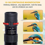 Load image into Gallery viewer, 10-300X40 Zoom Monocular Spyglass Telescope
