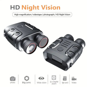 1080P Infrared Night Vision Binoculars 5X Digital Zoom