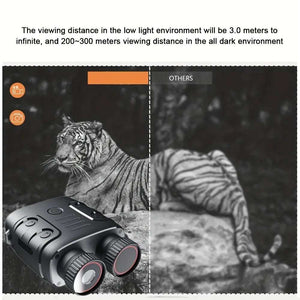 1080P Infrared Night Vision Binoculars 5X Digital Zoom