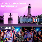 Load image into Gallery viewer, 10X Optical Zoom DSLR Camera for Photography
