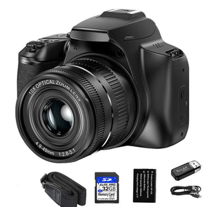 10X Optical Zoom DSLR Camera for Photography