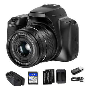 10X Optical Zoom DSLR Camera for Photography