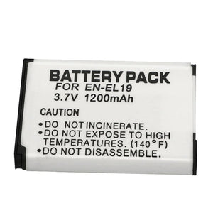 1200mAh EN-EL19 Battery for Nikon Cameras