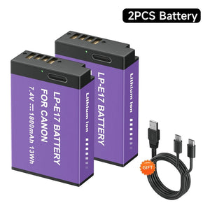 1800mAh LP-E17 Camera Battery