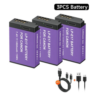 1800mAh LP-E17 Camera Battery