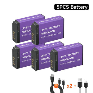 1800mAh LP-E17 Camera Battery