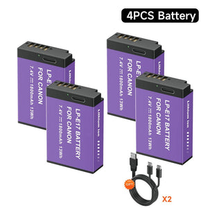 1800mAh LP-E17 Camera Battery