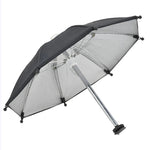 Load image into Gallery viewer, Black DSLR Camera Umbrella Sunshade Rain Holder
