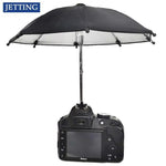 Load image into Gallery viewer, Black DSLR Camera Umbrella Sunshade Rain Holder
