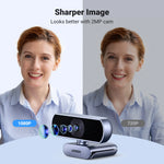 Load image into Gallery viewer, USB Webcam 1080P HD Dual Microphones for Laptop
