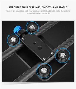 40CM Carbon Fiber Camera Track Slider