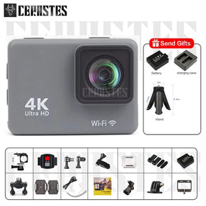 Action Camera Waterproof 4K60FPS - WiFi Anti-shake