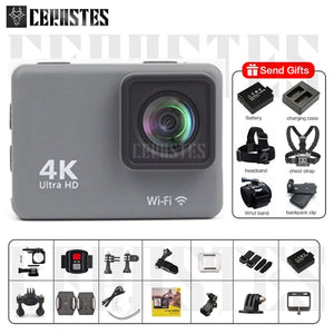 Action Camera Waterproof 4K60FPS - WiFi Anti-shake