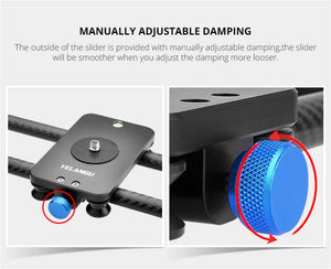 40CM Carbon Fiber Camera Track Slider