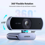 Load image into Gallery viewer, USB Webcam 1080P HD Dual Microphones for Laptop
