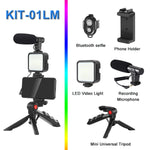 Load image into Gallery viewer, Smartphone Vlogging Kit with Tripod and Fill Light
