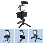 Load image into Gallery viewer, Smartphone Vlogging Kit with Tripod and Fill Light
