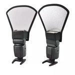 Load image into Gallery viewer, Camera Flash Reflector Speedlights - Two-Sided Silver/White
