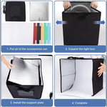 Load image into Gallery viewer, Photo Studio Light Box Kit | Adjustable Brightness
