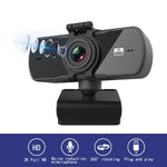 Load image into Gallery viewer, Webcam Autofocus with Microphone USB 2K Full HD 1080P
