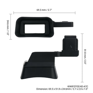 Soft Silicone Eyecup for Sony A7C Camera