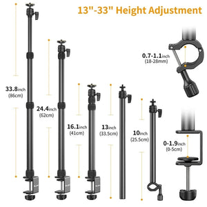 Desk Mount Stand with Flexible Arm