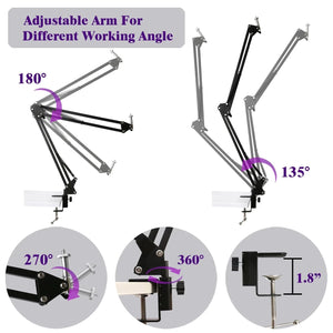 Tabletop Camera Phone Tripod Set Overhead Photography