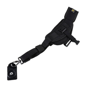 Black Dual Camera Shoulder Strap for DSLR Cameras