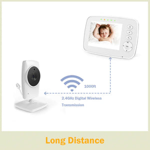 3.2 Inch Wireless Baby Monitor - Night Vision