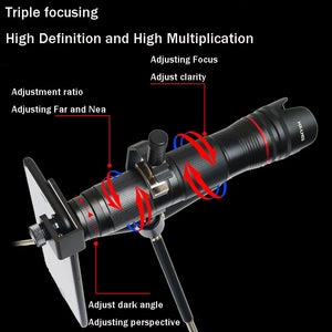 Bluetooth Control 4K HD Spyglass Telescope Camera