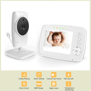 3.2 Inch Wireless Baby Monitor - Night Vision