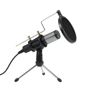 Professional Condenser Microphone with Mini MIC Stand