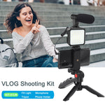 Load image into Gallery viewer, Smartphone Vlogging Kit with Tripod and Fill Light
