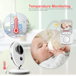 LCD Baby Monitor Wireless VB605 Radio Nanny Camera