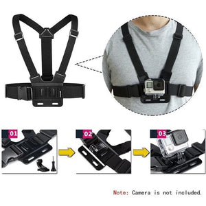 Chest Strap Rotate Phone Mount for iPhone & GoPro