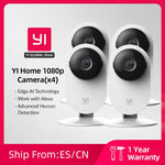 Load image into Gallery viewer, YI 1080p Wifi Home Camera System - 4pcs
