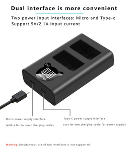 Camera Battery LED Charger Nikon Z Series 1880mAh