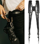 Load image into Gallery viewer, Leather Camera Strap Adjustable Double Shoulder
