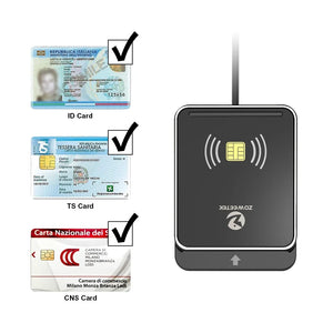 Zoweetek CIE Identity Smart Card Reader - Windows Compatible