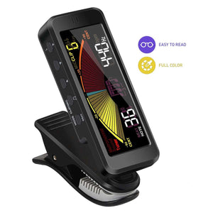 3-in-1 Clip-on Tuner Metronome - Rechargeable