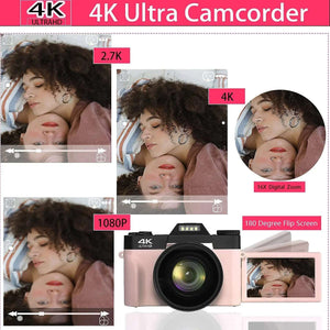 4K Digital Camera 48MP | WiFi Vlogging Cam