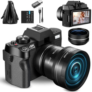 Digital Camera Photography & Video 4K48MP 16XZoom