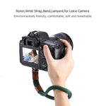 Load image into Gallery viewer, Handmade Nylon Camera Wrist Strap - DSLR Wristband Lanyard
