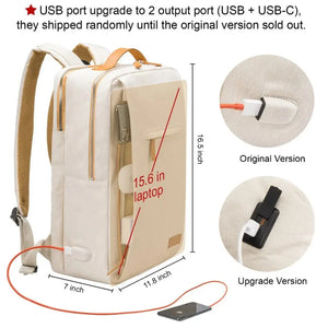 Laptop Backpack - Fashion Women's USB Charging