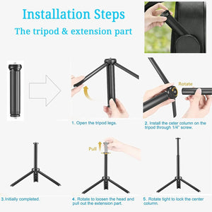 Tripod Stand LED Photography Video Light Panel