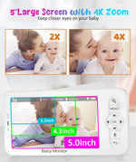 Load image into Gallery viewer, WiFi Baby Monitor with App, 4X Zoom &amp; Night Vision
