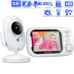 3.5" HD Electronic Baby Monitor - Night Vision