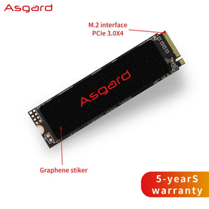 Asgard M.2 SSD - 512GB, 1TB, 2TB PCIe NVMe Solid State Drive