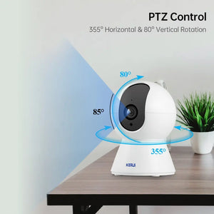 Smart WiFi IP Camera Auto Tracking KERUI 3MP Tuya