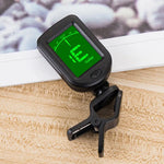 Load image into Gallery viewer, Clip-on Digital Guitar Tuner 360 Degree LCD Display
